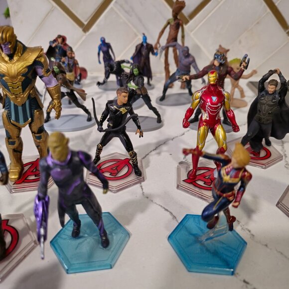 Marvel Avengers Superhero Action Figure Collection Set 28 figures - Picture 7 of 16
